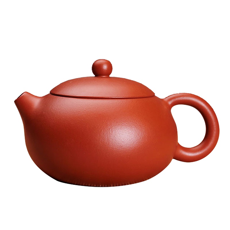 纯手工西施壶宜兴原矿朱泥紫砂壶买就送手工品茗杯一对