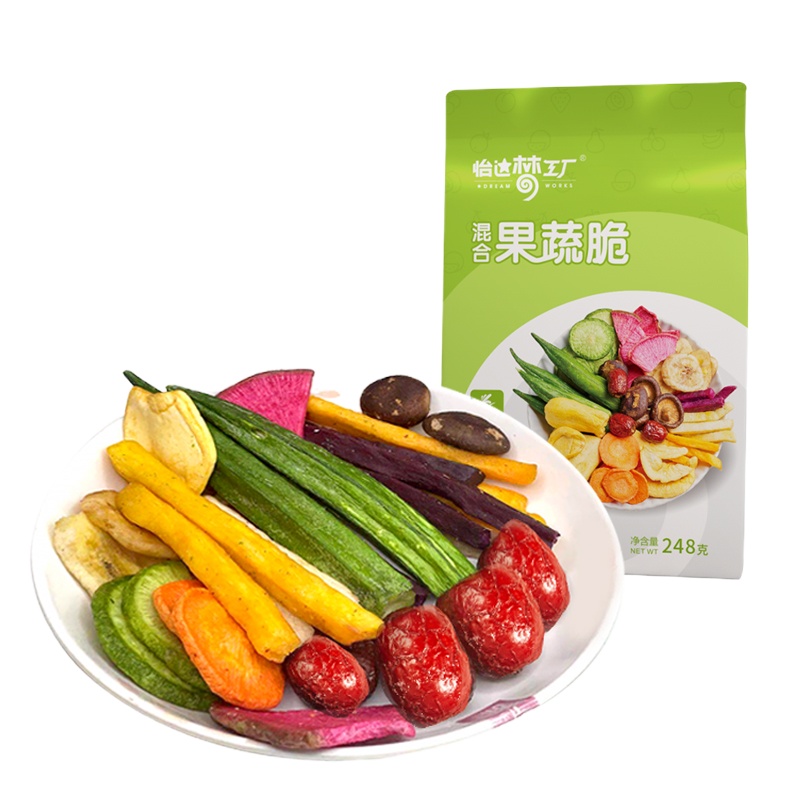 怡达混合果蔬脆248g 果蔬干零食 休闲零食