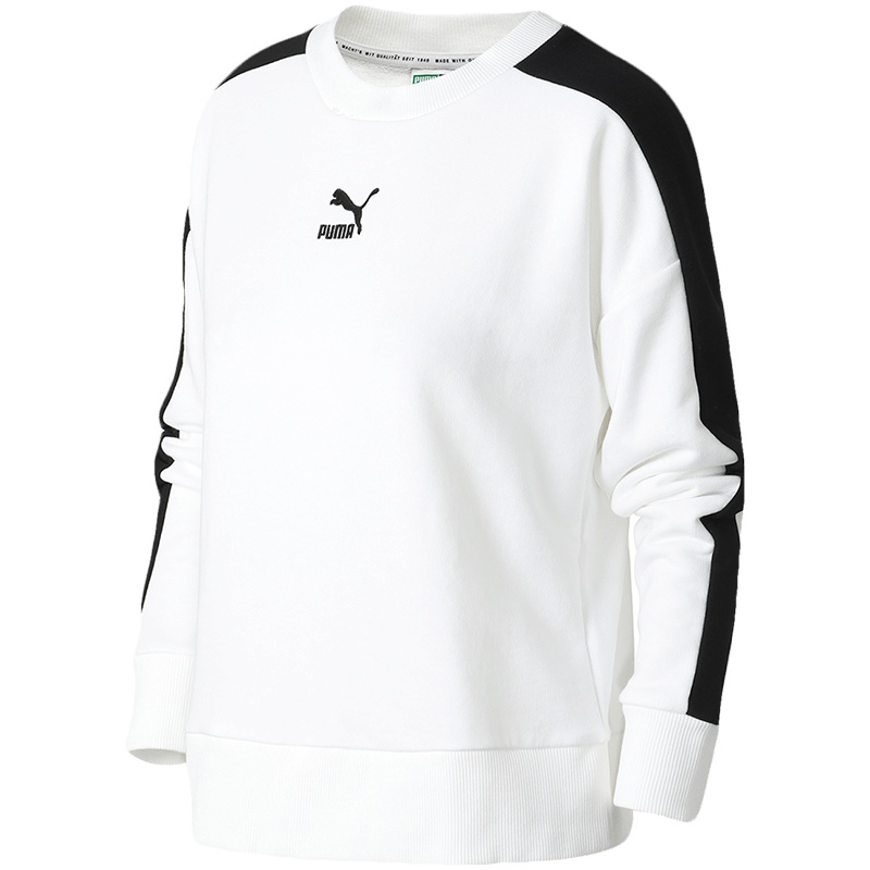 PUMA彪马女装运动服休闲针织圆领卫衣530306