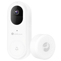 华为智选 海雀智能门铃Pro 陶瓷白 一键视频通话 AI精准识别 6500mAh超长续航 超大视野