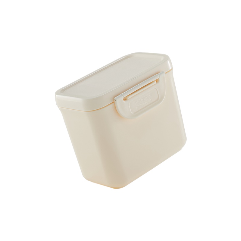 babycare奶粉盒便携外出 婴儿大容量多功能奶粉分装盒 宝宝奶粉格 素米520ml 1620