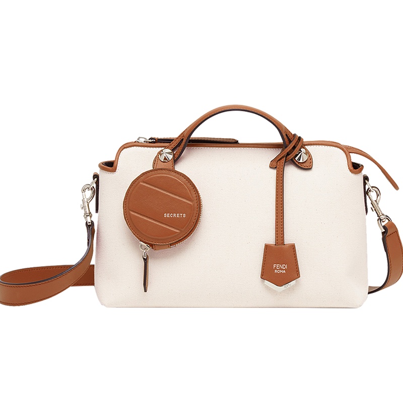【预定】FENDI 20春夏 FENDI BY THE WAY 中号手提单肩包 27*15*13CM 织物\牛皮革