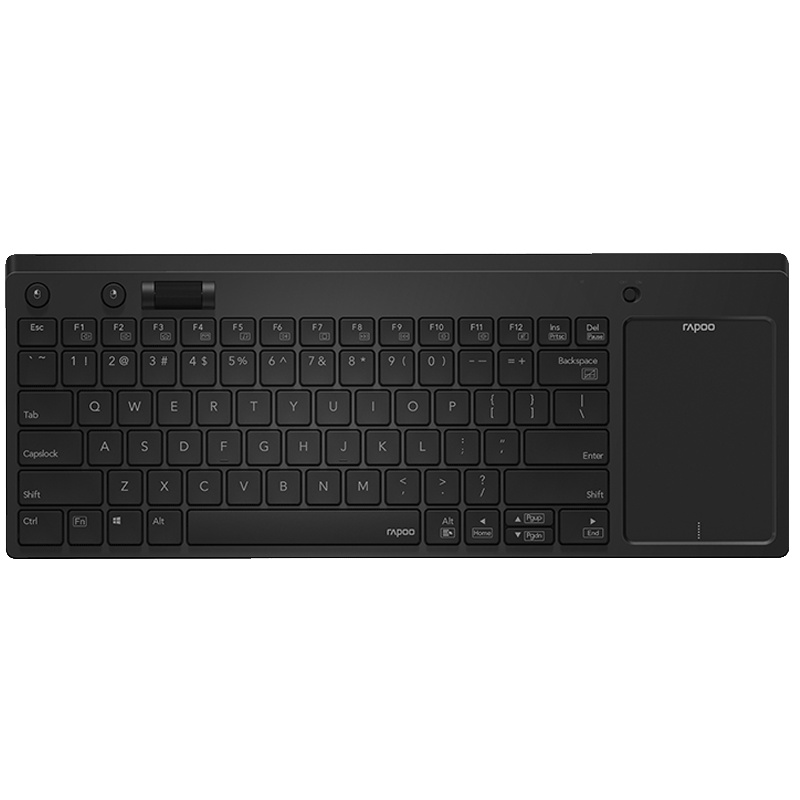 雷柏K2800无线触控键盘家用多媒体键盘 独立鼠标按键 雷柏单键盘