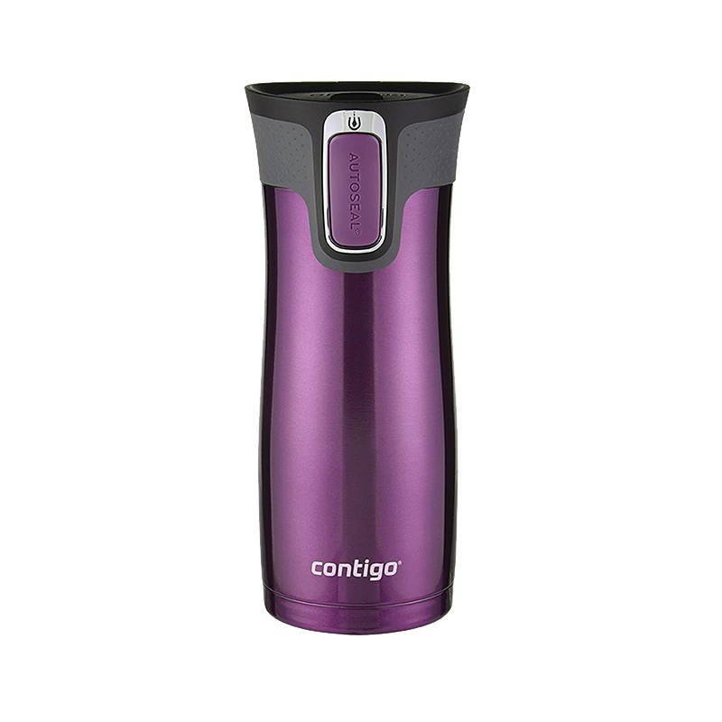 Contigo康迪克 AUTOSEAL WEST Loop 真空304不锈钢旅行马克杯 保温杯 兰花紫 474ml