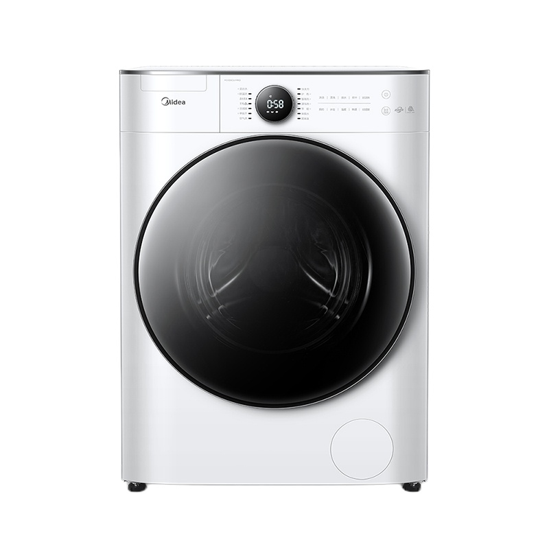 美的 （Midea）滚筒洗衣机全自动 洗烘一体机 10公斤变频 DD直驱 祛味空气洗 真丝柔洗MD100CQ7PRO