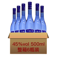 川香楼42度一斤装浓香型盒装纯粮食白酒一箱6*500ml泸州老酒厂自营特价送礼佳品