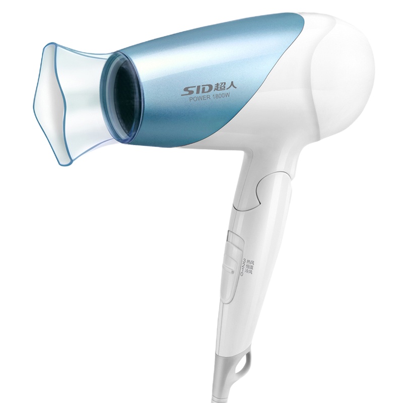超人(SID) RD1810 电吹风家用折叠式大功率吹风机冷热风风筒 单个装