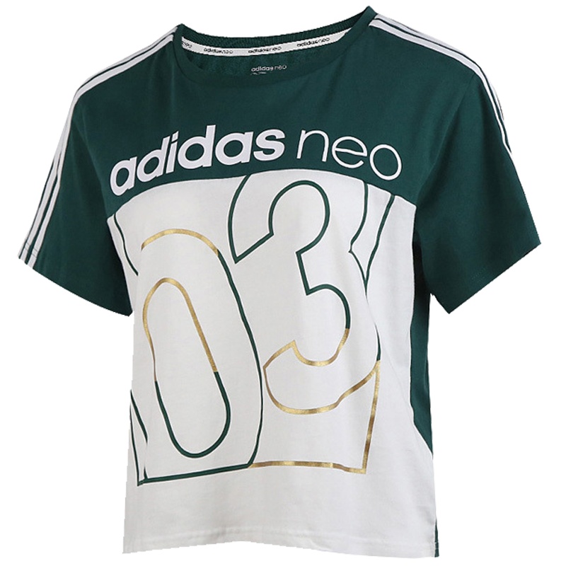 阿迪达斯（adidas）neo W BRLV TEE 3 女士圆领透气运动短袖T恤GK1500