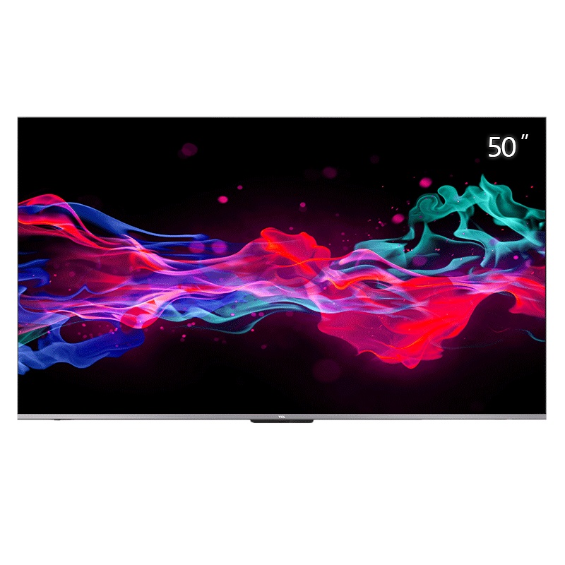 [新品]TCL 50V8 50英寸 全场景AI 全面屏 腾讯云游戏 4K超高清HDR金属 智慧平板电视 55
