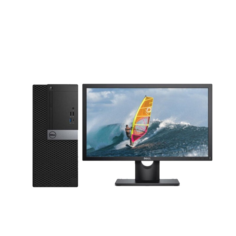 戴尔(Dell)Optipl7090MT电脑整机 21.5英寸显示器( i7-10700 8G 1T+128G 2G独)