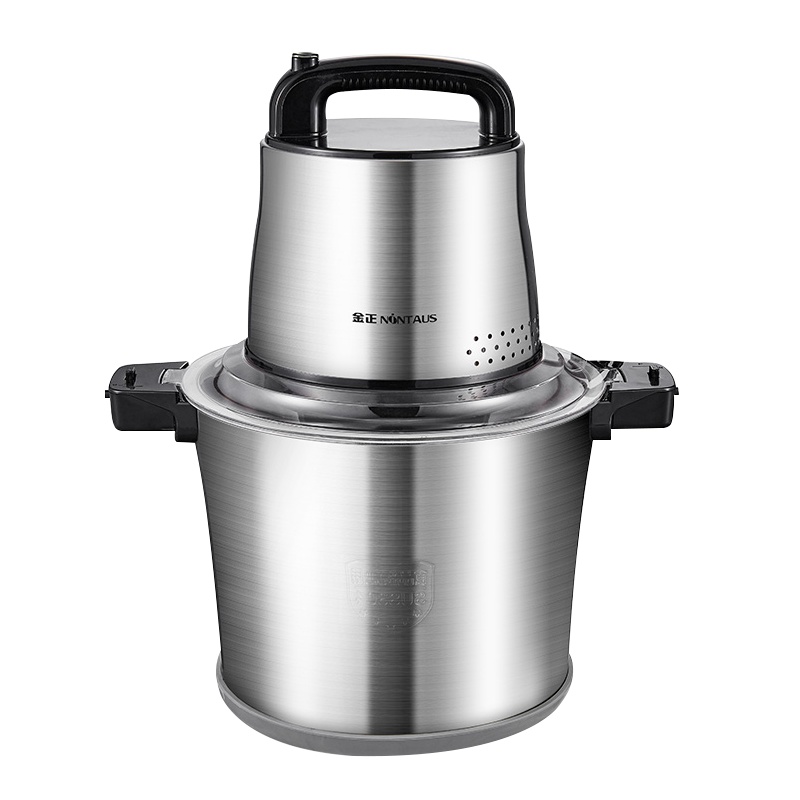 金正(NiNTAUS)绞肉机 10升大容量 不锈钢 家用电动绞肉机 多功能碎肉机 搅拌机 搅肉机JZR-G608-C款