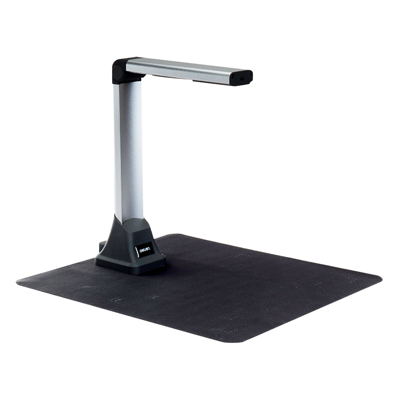 得力(deli)15153高拍仪扫描仪 银色 500万像素高拍仪 A4幅面高清高速扫描仪 带身份证识别仪