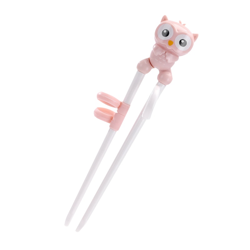 开优米 儿童成长训练筷练习筷练习筷3岁以上宝宝 薄荷绿学习筷+樱花粉学习筷