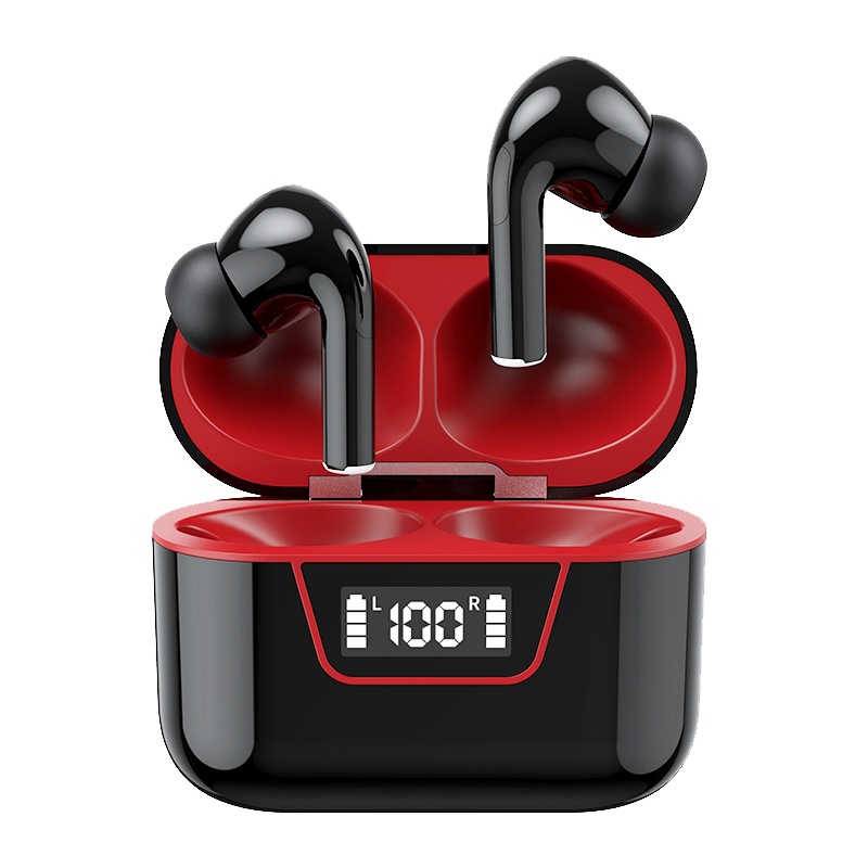 欧可林L13黑色真无线蓝牙耳机迷你入耳式低延迟手机音乐游戏运动耳机通话降噪适配华为苹果手机