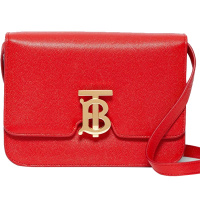 预订 BURBERRY 博柏利 女包 小号 TB LOGO 斜挎包 单肩包8019339 金扣
