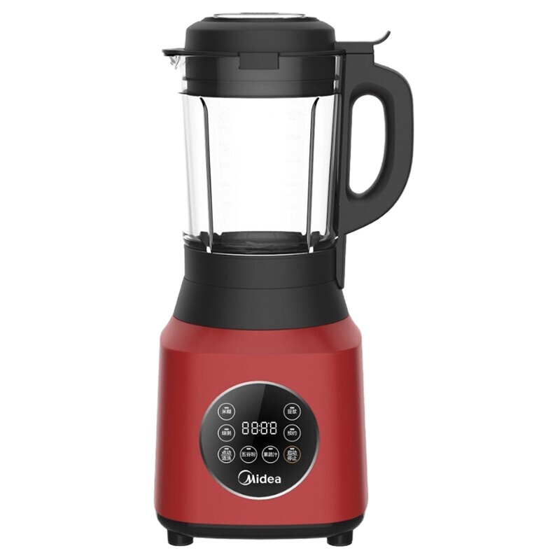 美的(Midea)破壁机家用豆浆机料理机搅拌机果汁机BL1335A 红色