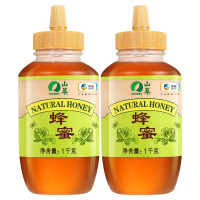 中粮 山萃 蜂蜜 多花蜜 1000g*2瓶(2瓶装)