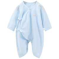 童泰TONGTAI春季新款初生儿连体内衣0-3个月宝宝蝴蝶衣哈衣爬爬服婴幼儿通用59cm