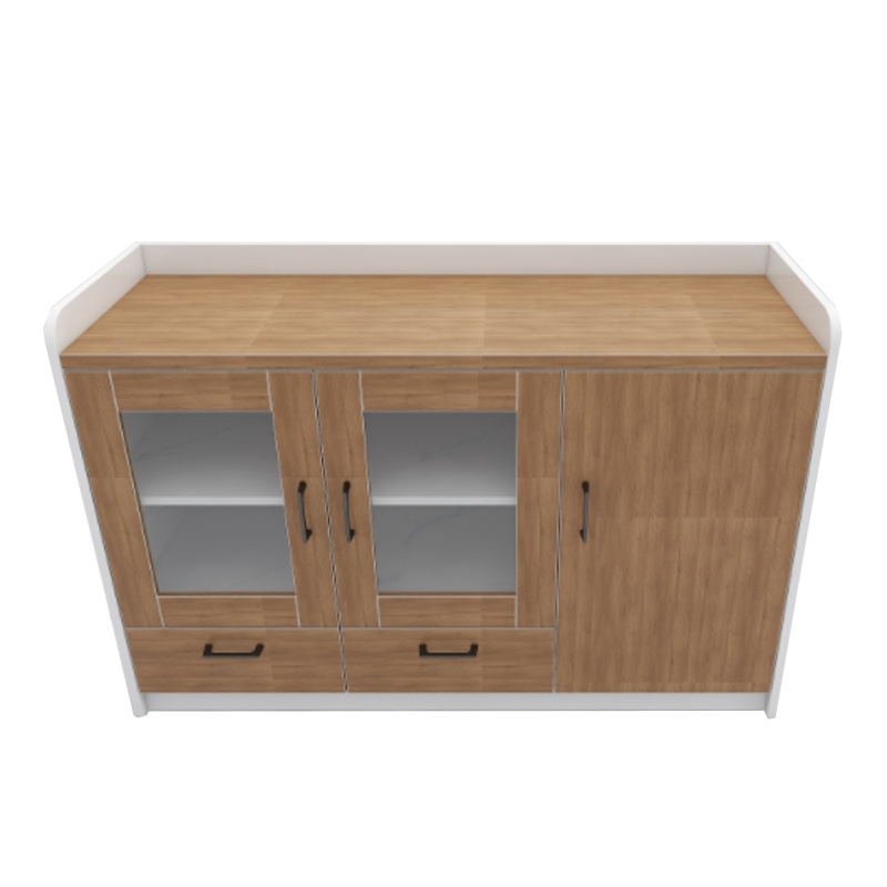 匡大 茶水柜1.2米板式茶水柜储物柜 三门两抽