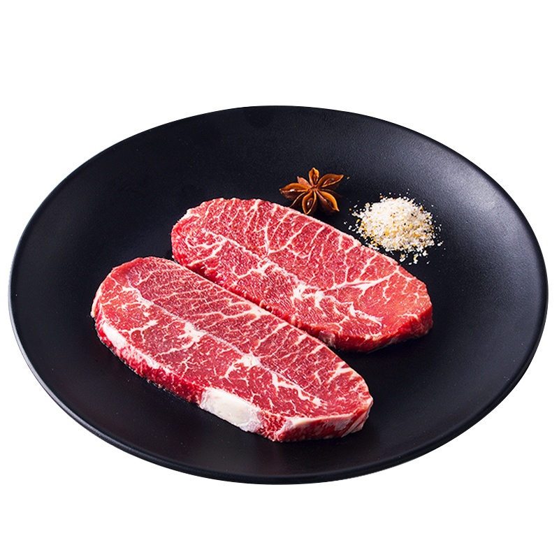恋尚牛 澳洲谷饲M3 板腱牛排 200g 澳洲进口 谷饲原切 生鲜牛排
