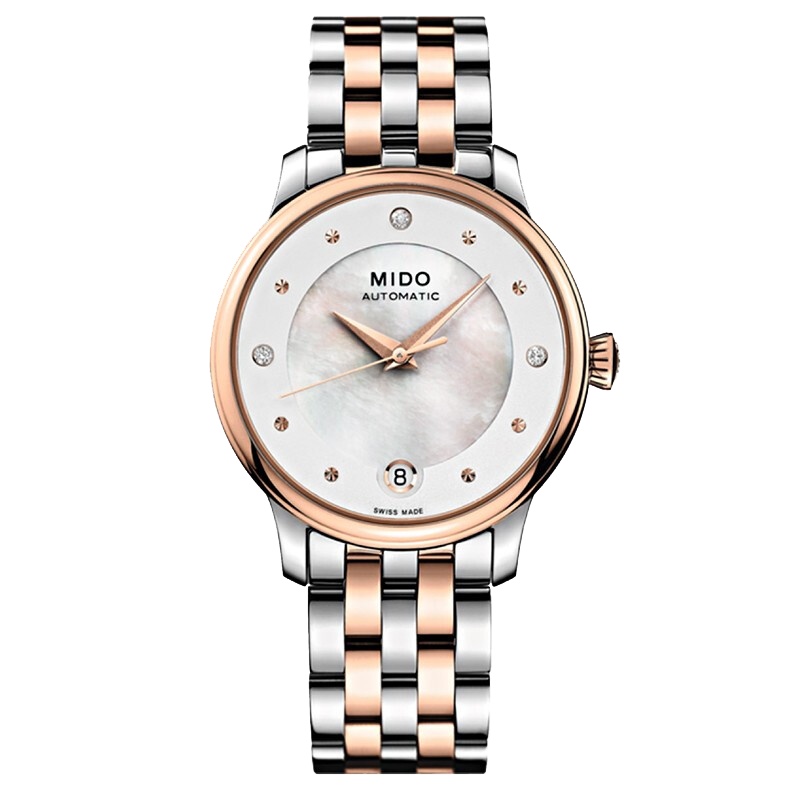 【全新】美度贝伦赛丽系列机械女表M039.207.22.106.00