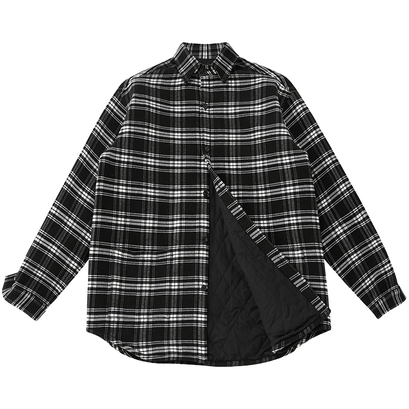 太平鸟男装外套ins潮男士秋冬上衣韩版男装潮流帅气夹克格子外套