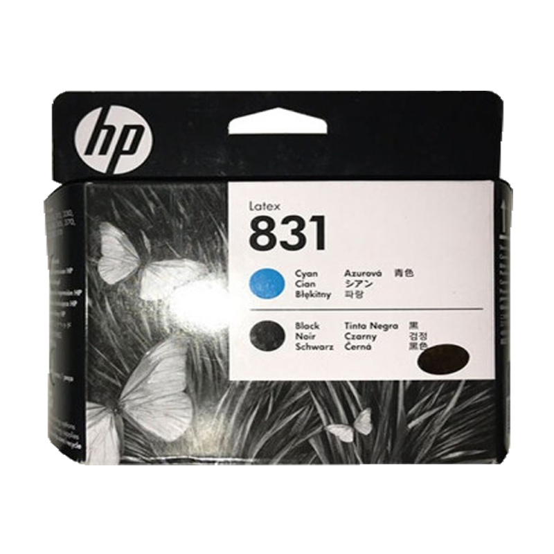 惠普（HP）831B CZ677A 黑色+青色打印头 (适用Latex310/330/335/360/365绘图仪）