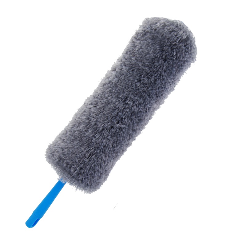 鸡毛掸子除尘家用可伸缩禅子打扫卫生工具扫灰毯子古达大扫除掸子 灰色除尘掸+伸缩杆(送衣叉头)