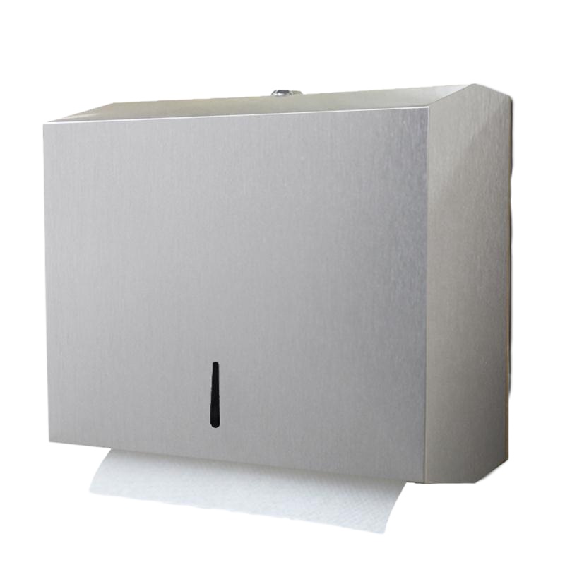 一窝蜂一不锈钢擦手纸盒 卫生间抽纸盒架 厕所酒店壁挂式家用纸巾盒