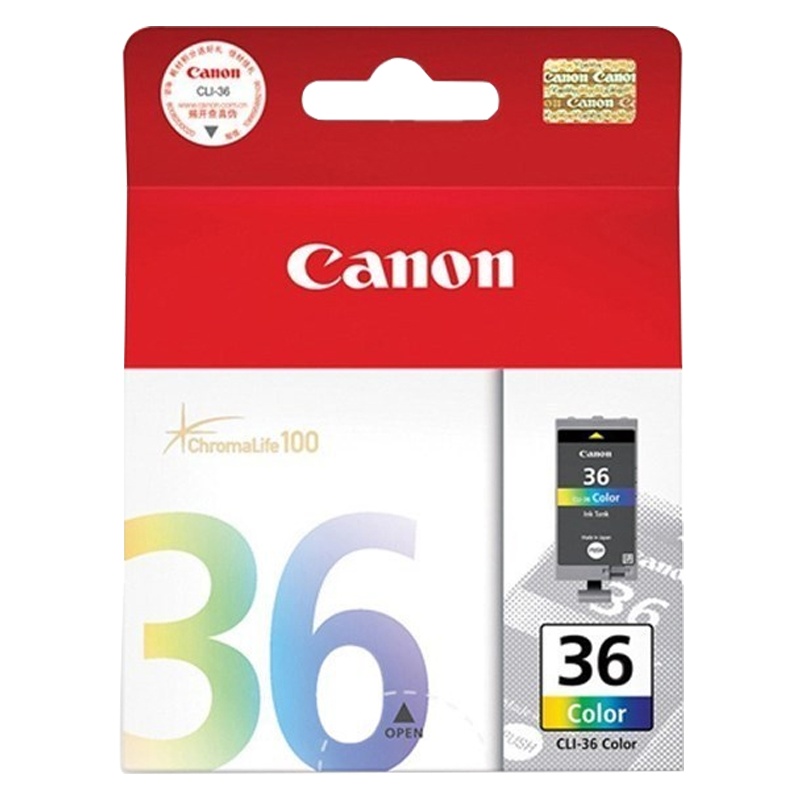 佳能(Canon)CLI-36 彩色墨盒(单位:支) 彩色