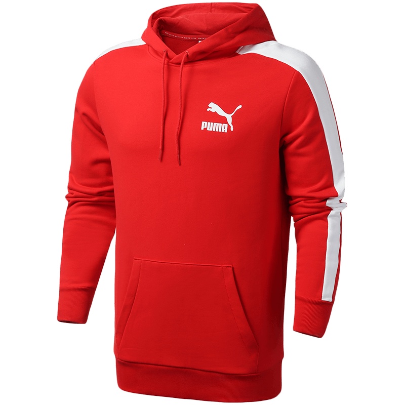 PUMA彪马男装T7运动服休闲针织连帽卫衣595922