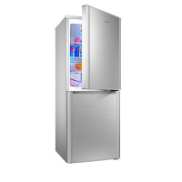 奥克斯 160升 小型两门冰箱 拉丝银 476*552*1295mm