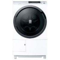 日立(HITACHI) 9公斤全自动洗烘一体变频滚筒洗衣机 风熨斗除皱 自动净槽 BD-SG90KC 日本原装进口