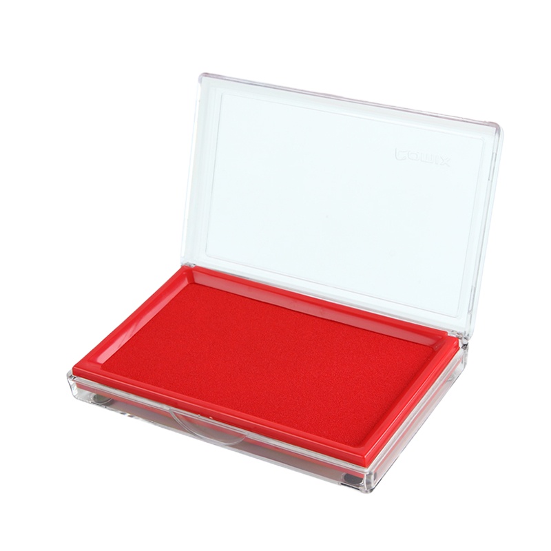 齐心 快干印台红色(12个装) B3720 3件起订