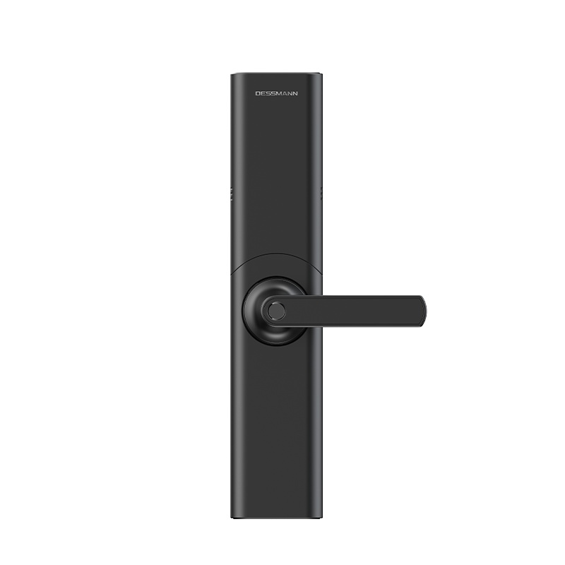 德施曼(DESSMANN)T86II 高端黑 指纹锁 把手指纹 一触即开 家用防盗门智能家居云智能门锁 电子密码锁