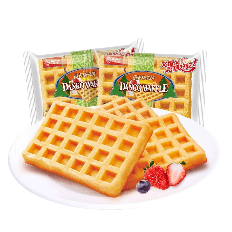 GS ZH 160g*12包丹夫华夫饼 无添加蔗糖味