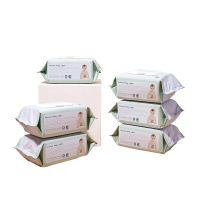 嫚熙(EMXEE) 婴儿手口专用湿巾80抽*6包婴幼儿宝宝湿纸巾