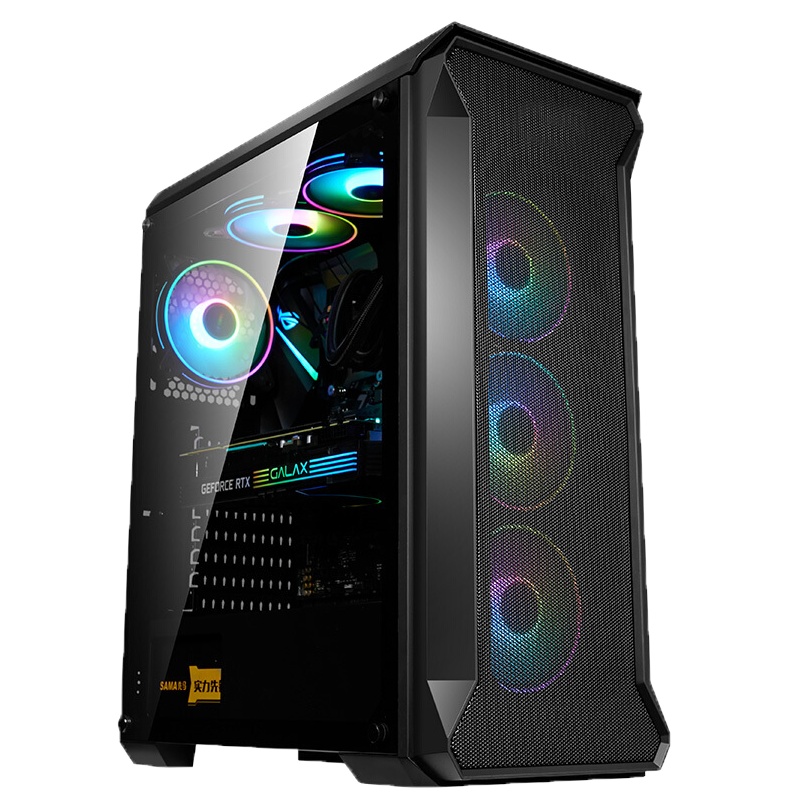 扬天 定制DIY组装机 含键鼠(I7-9700F/ZB365/16G/2T/256G SSD/RTX 2060 6G)