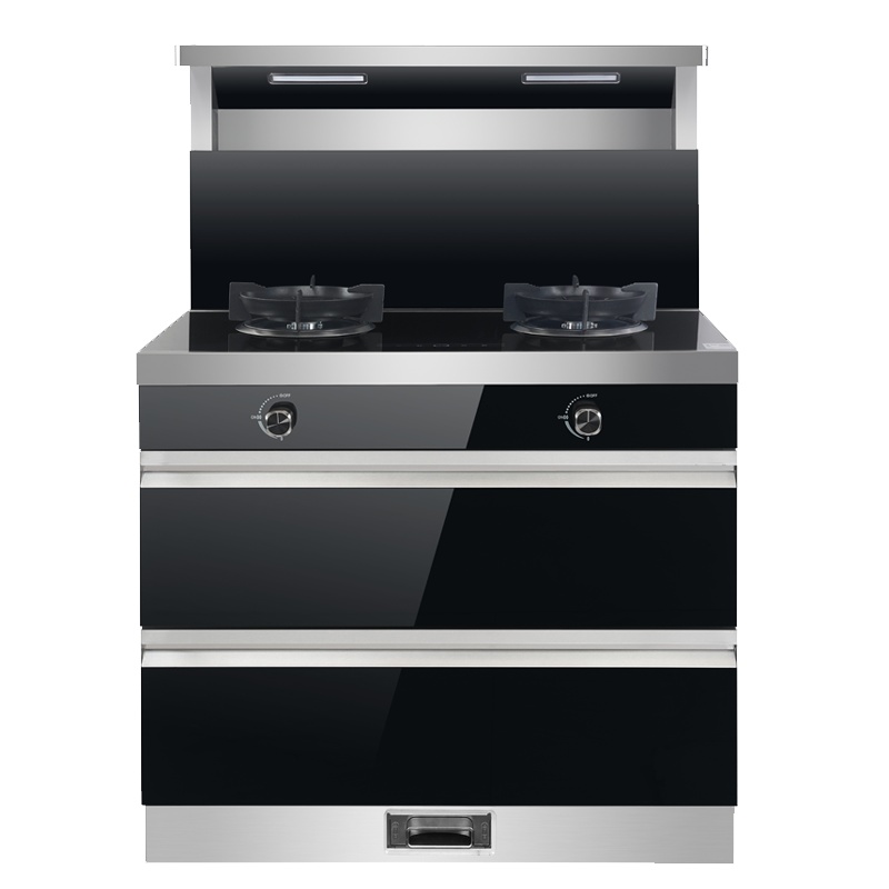 速热奇(SRQ)厨房家用环保灶一体灶台侧吸式抽油烟机燃气灶消毒柜套装集成灶 SRQ-9315天然气