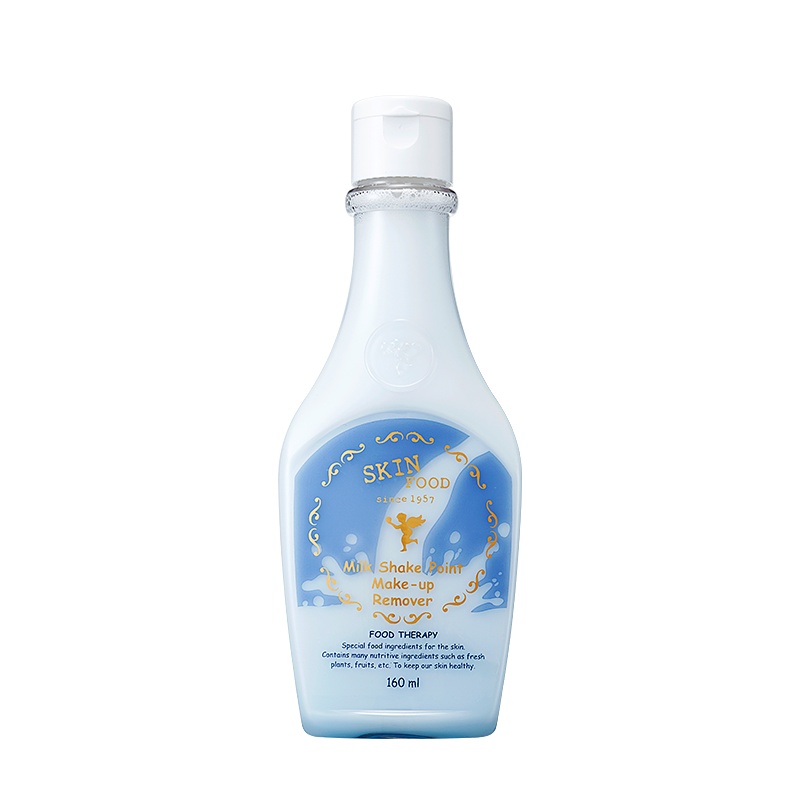 skinfood思亲肤 牛奶眼唇卸妆乳液 温和清洁 保湿护肤 润泽肌肤 牛奶萃取物温和卸除眼唇彩妆 水润养肤 160ml