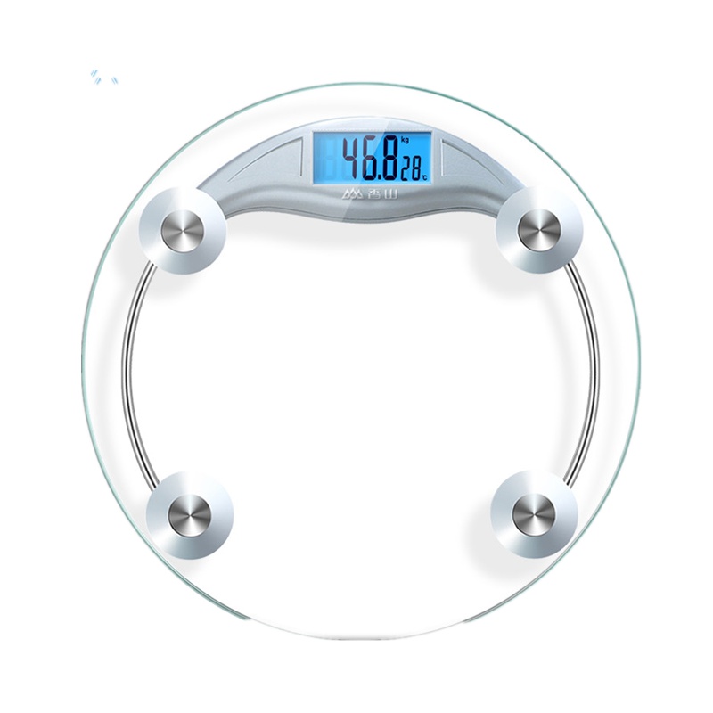 香山电子称EB9005L 体重称 健康秤 钢化玻璃 人体秤家庭