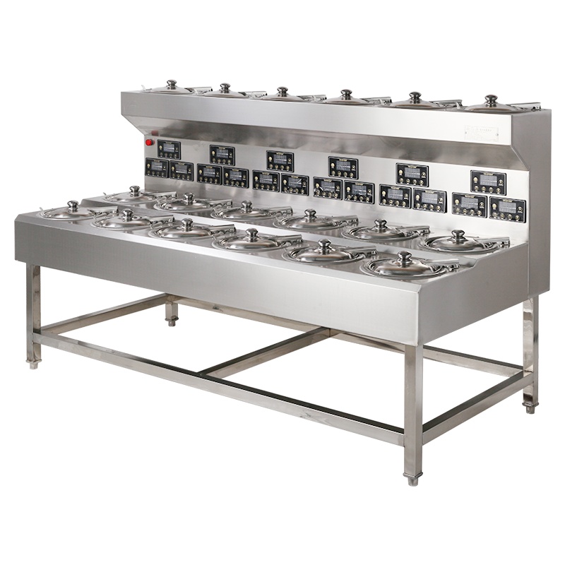 飞天鼠(FTIANSHU) 煲仔饭机商用全自动智能数码外卖电煲仔炉瓦煲砂煲锡纸 18头双层三排