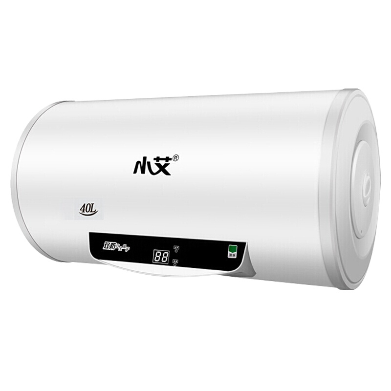 小艾电热水器T507储水式热水器 LED显示屏 安全节能 家用厨宝速热热水器2000w 40L/40升