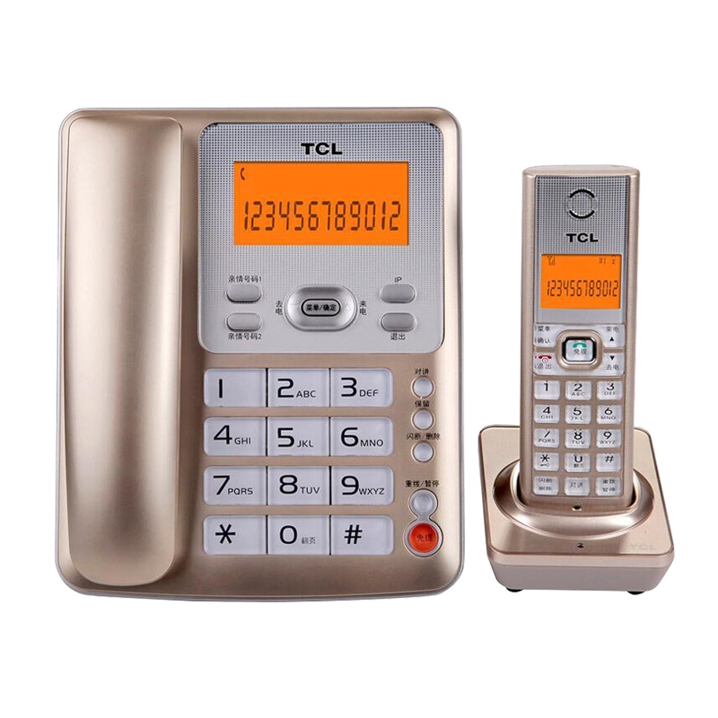 TCL HWDCD61 无绳电话机 金色