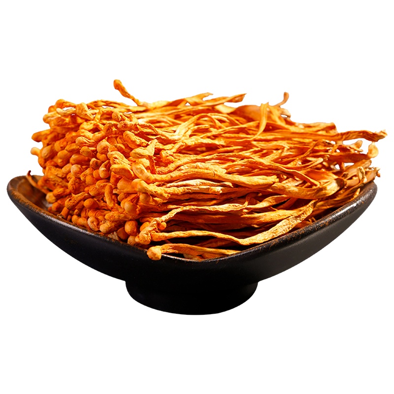 虫草花干货孢子头虫草花蛹虫草北金虫草菌菇类煲汤材料105g/袋