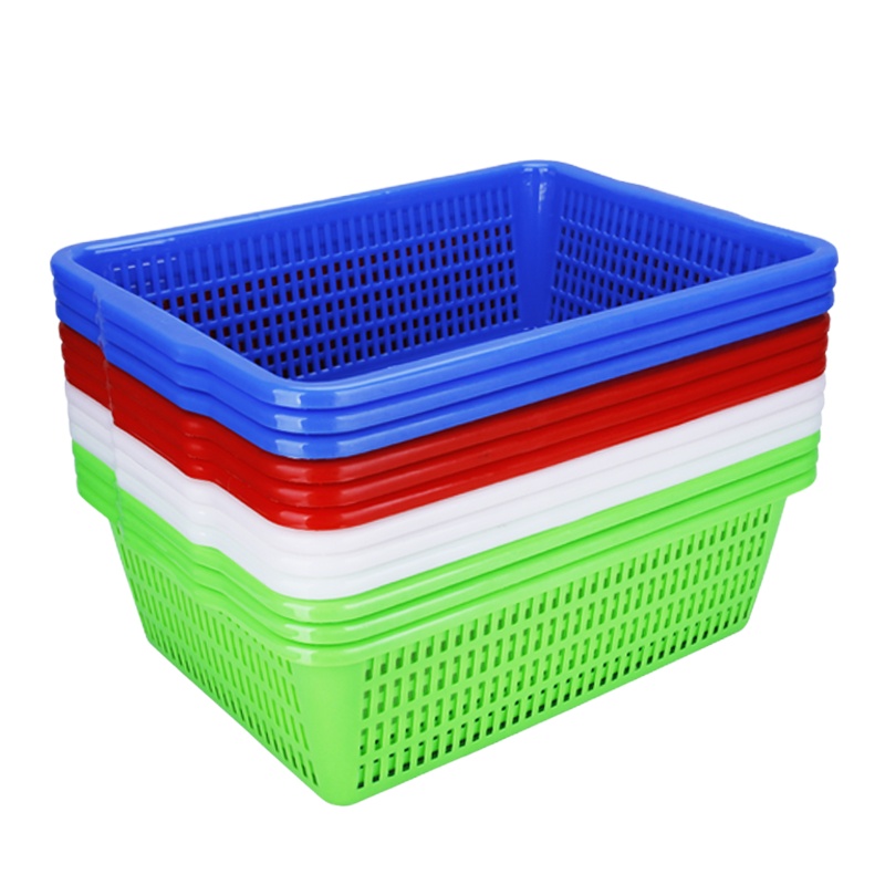企购优品 塑料筐 中菜篮 53*37CM 单个装
