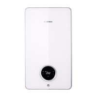 博世 (BOSCH) 盖世7200i天然燃气热水器采暖生活两用炉壁挂炉24KW皓月白