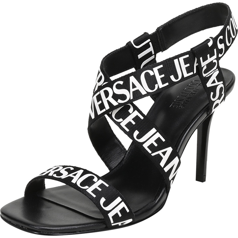 VERSACE JEANS COUTURE 范思哲 女士 织物高跟凉鞋 E0VVBS36 85064