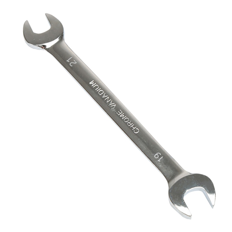 万克宝镜面全抛光双开扳手优质铬钒钢扳手 19*21mm W073804