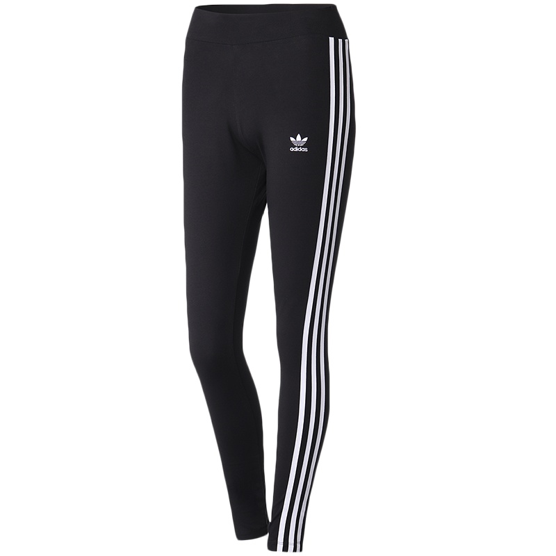 阿迪达斯adidas三叶草女装运动裤休闲紧身长裤FM3287